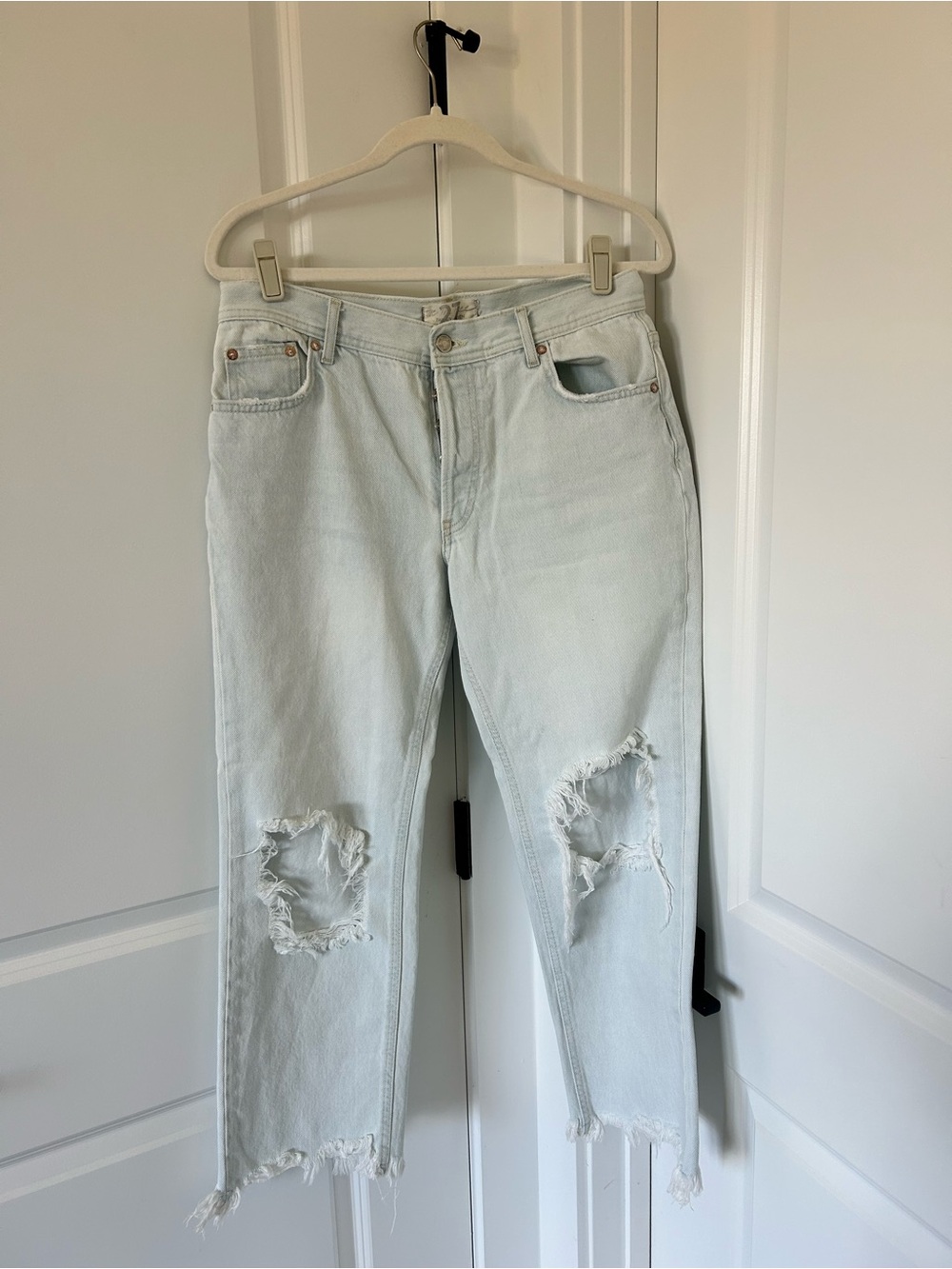 Free people Light Blue Distressed Women's Jeans
